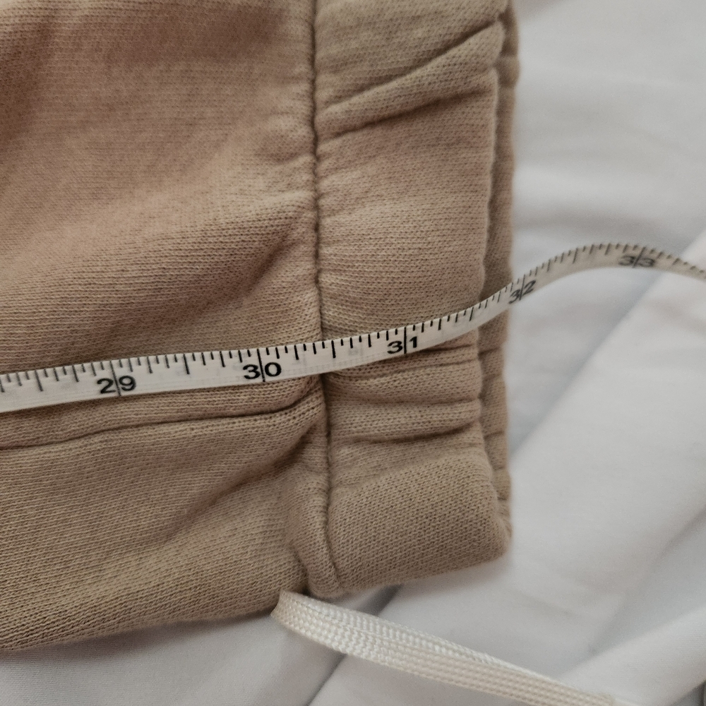 Joah Brown Men's Cream Joggers - Picture 8 of 8